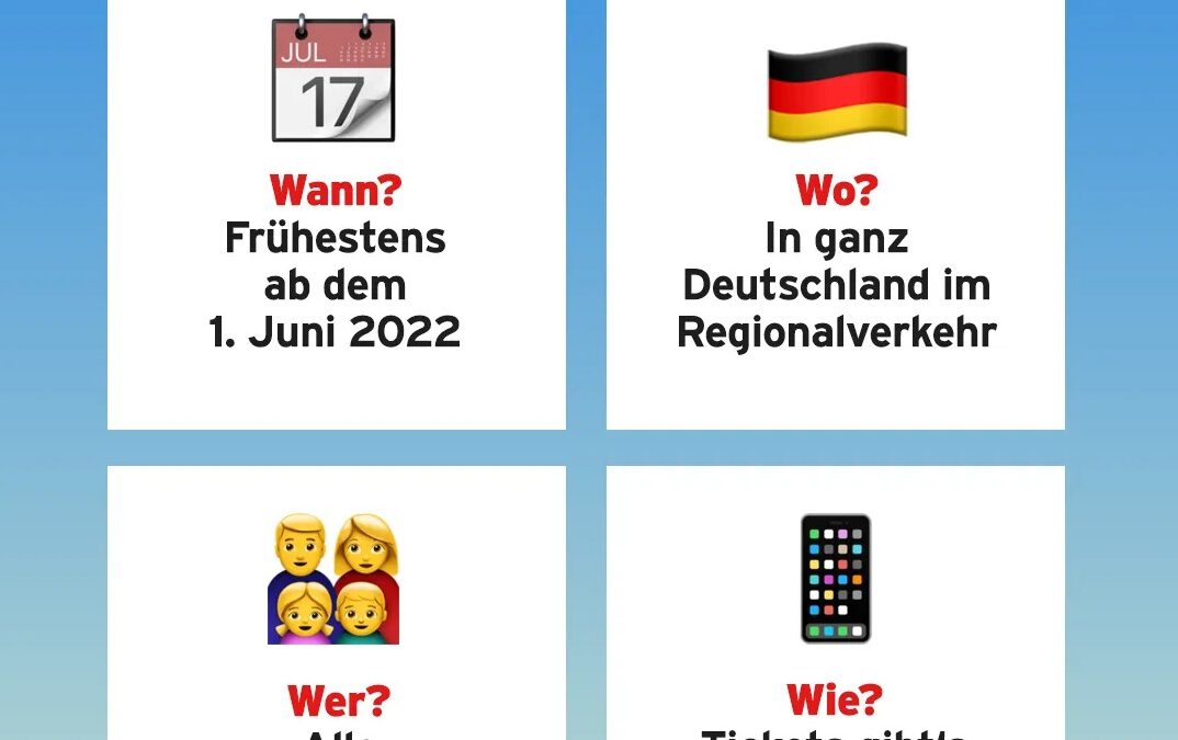 9 € Bahnticket für 90 Tage